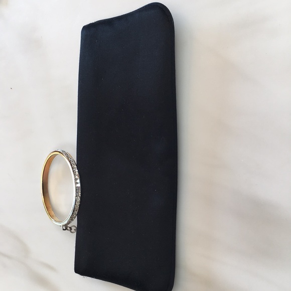 Carolee Handbags - Clutch velvet purse with bangle zipper